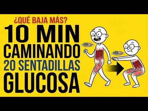 ¿Qué Reduce Más Tu Glucosa: 10 Minutos Caminando o 20 Sentadillas Después de Comer?