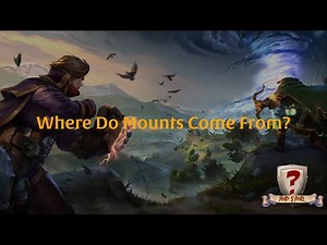Where Do Mounts Come from in Albion Online?