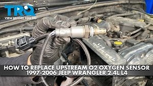 How to Replace Upstream O2 Oxygen Sensor 1997-2006 Jeep Wrangler 24L L4