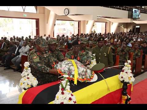 UPDF Pays Tribute to Maj Gen Francis Takiriwa at All Saints’ Cathedral