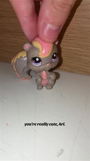 i’m obsessed with this skunk/squirrel mold #lps #lpstiktok #littlestpetshop #littlestpetshoptiktok #fyp