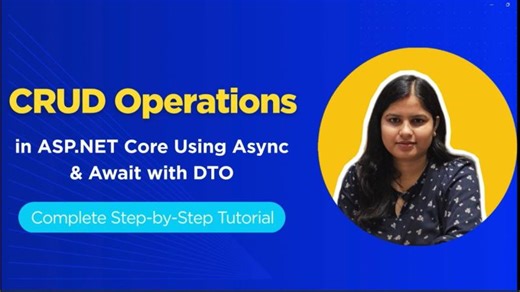 ASP.NET Core CRUD Operations with Async Await and DTOs Tutorial | Indu Thakur posted on the topic | LinkedIn