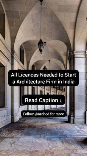 ARCH-ED on Instagram: "Licence Needed⬇️ ➡️Council of Architecture (COA) Registration: Mandatory for all architects in India. ➡️Indian Institute of Architects (IIA) Membership: Optional, but recommended for professional growth. Business Registrations: ➡️Private Limited Company (PLC) Registration: Register the firm as a PLC with the Ministry of Corporate Affairs (MCA). ➡️Partnership Firm Registration: If the firm is a partnership, register it with the Registrar of Firms. 3. *Sole Proprietorship Re
