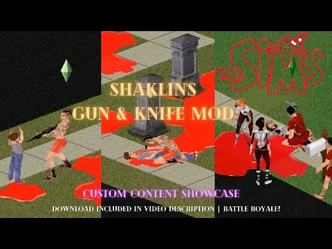 The Sims 1- Gun & Knife Mod