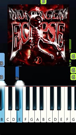 MONTAGEM ECLIPSE - DJ FKU (EASY Piano Tutorial)