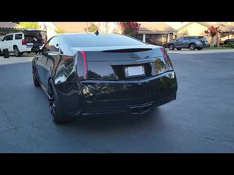Murdered Out 2012 Cadillac CTS Coupe 3.6L V6 - Chrome Delete!! Batmobile