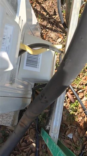 Mini split repair someone decided to steal the copper line set on! | McLeods Electrical services LLC