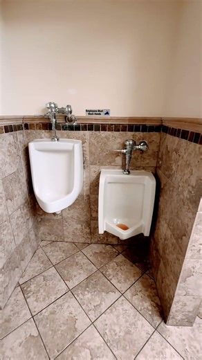 Mini me urinal setup….