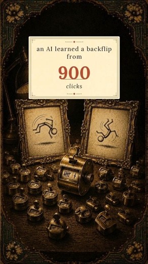 An AI learned a backflip from 900 clicks, True Story.