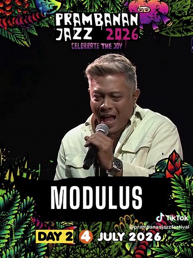 Modulus is coming to Day 2 to bless the temple with that golden era fusion sound! This is jazz-fusion that was lightyears ahead of its era and still sounds fresher than tomorrow. If you claim to be a true jazz connoisseur, this is the set where you close your eyes and just listen. Saturday, 4 July 2026 Prambanan Temple, Yogyakarta Secure your tickets NOW at TipTip.id #PrambananJazz #PJF2026 #CelebrateTheJoy #Modulus