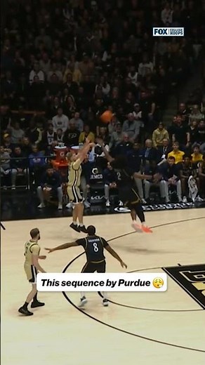 This steal and ball movement by Purdue 🤌 #cbb #purdue #basketball