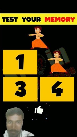Test Your Memory: Guess The CorrectNumber !| Memory Test Puzzles | #shorts#viral #paheliyan