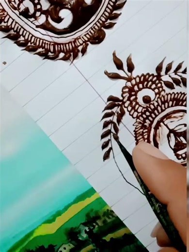 #mahendi designs #flowers #henna #kristal..#start to beginners..