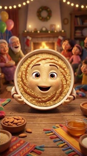 🥣 Tamina the affectionate one is babbling in the middle of the family 🔥😂 | Talking Food DZ #carto...