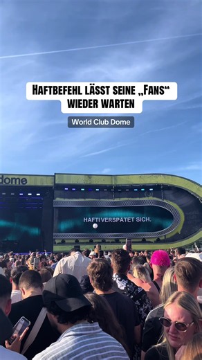 Und sagt ab 😮‍💨 #offenbach #worldclubdome #haftbefehl #069 #techno