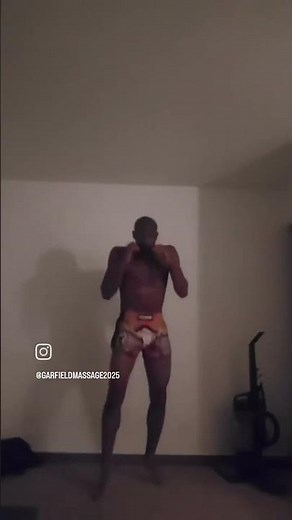 shadow boxing. ghetto kickboxing