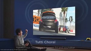 TCL S45H 2.0 Sound Bar for Smart TV | Dolby Atmos DTS:X Auto Room Calibration| 100W Power Wireless Bluetooth Home Theater Audio | App & Remote Control | Latest Model