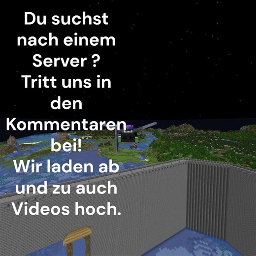 Komm auf meinen Minecraft Server!1