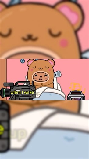 When he wakes up he sings a good morning song! #tocaboca #funnyimages #funnysong #funedit