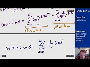 Complex Numbers - Video 4 - Exponential Form and Euler's Formula