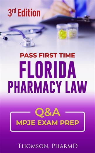 Florida MPJE Pharmacy Law Study Guide | 3rd Edition (digital PDF) - Etsy Canada