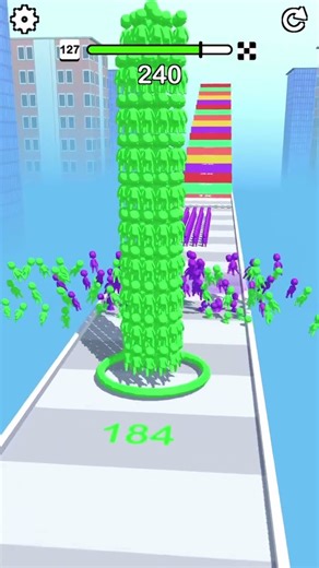 Clay Stickman Merge Perfect Play 127 #shorts #games #youtubeshorts #trendlab