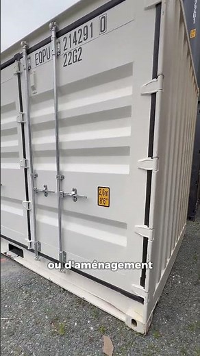 🔎 Zoom sur le container maritime 20 pieds open side