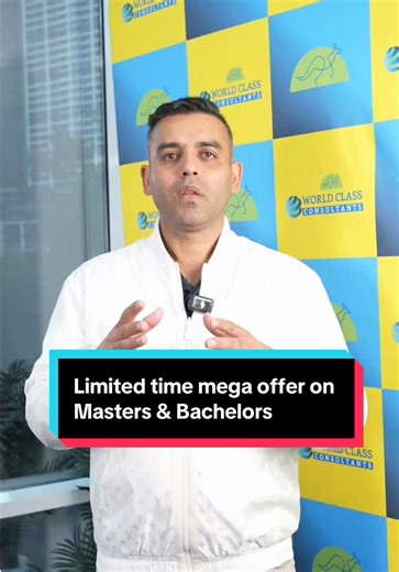 Limited time offer Study Masters of Bachelors in discounted fee 🔸 MELBOURNE (Australia) 📩 Email:info@WorldClassConsultants.com.au ☎️ Phone: 61 458 655 695 🏤 Address: Building Q2, Suite 2.07, Level 2/2 Queen Street, Melbourne VIC 3000 🔸 MANDI BAHAUDDIN Email: Contact@WorldClassConsultants.com.au Phone: 92 341 6603266 92 343 2007826 92 546 515 966 Address: Ground Floor, Punjab Center, Al Saboor Plaza, Opposite Punjab Computer College, near Cheema Chowk, Phalia Road, Mandi Bahauddin #masters #b
