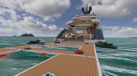 Modern Yacht – Real-Time 3D Environment | Unity URP | Web3, Dmitry Novikov