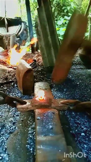 😢Forging Masterpiece From Firer The Oldest Craft No Earth. #forging #marging #work #shortvideos