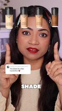 MAC Foundation Shades Finally Explained