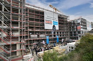 Volksbank Mittlerer Neckar: Halbzeit beim Bau der Verwaltungszentrale in Wendlingen