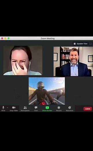 When you forget to turn off your webcam #workfromhome #zoommeeting