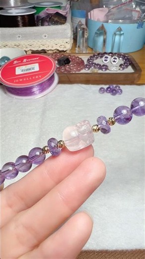How to make bracelet with elastic round cords? #howto #diycrafts #handmade