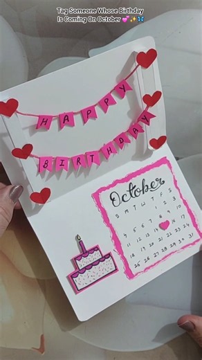 unique and esthetic greeting card | happy birthday greeting card idea | how to make birthday cards