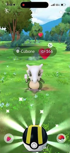 Catching Shiny XXL Cubone In Pokémon Go