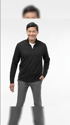 Adidas A554 3-Stripes Quarter-Zip Sweater | Classic Performance Layer