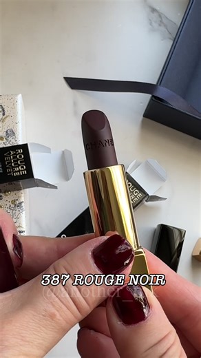 Chanel Rouge Noir Collection Swatches and Review