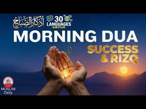 Morning Adhkar (أذكار الصباح) Daily Supplications for Barakah & Unlock Inner Peace | Muslim Daily