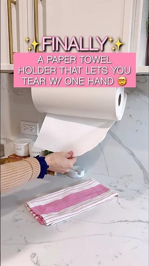 This Paper Towel Holder Changed My Kitchen — One Hand, No Clutter, No Tools!