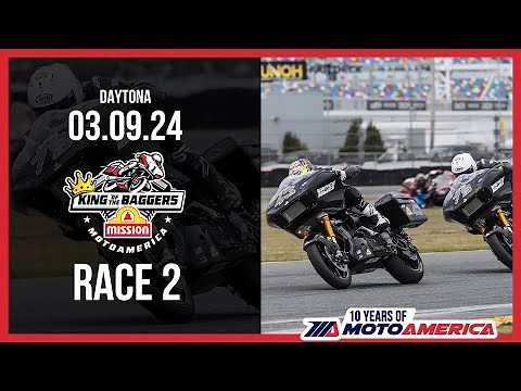 Mission King of the Baggers Race 2 at Daytona 2024 - FULL RACE | MotoAmerica