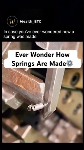 Ever Wonder How Springs Are Made ⚙️