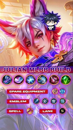 Julian BEST Build in MLBB 🔥 Full Guide | Equipments, Emblems & Spells (2025)
