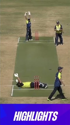 😂 Diego gets his first run… and immediately hits the deck! 😅🔥 #europeancricket #strongertogether