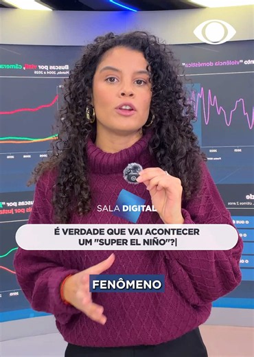 É verdade que vem um “Super El Niño” por aí? 🔍 Essa pergunta movimenta o Google aqui no Brasil e não à toa. Agências internacionais de monitoramento climático indicam que há 82% de chance de o fenômeno começar a de formar entre maio e junho deste ano, com pico previsto para a primavera no hemisfério sul. ➡️ Mas o que é o El Niño e como ele pode afetar cada região do nosso país? A #SalaDigital explica. Assista ao vídeo! #BandJornalismo