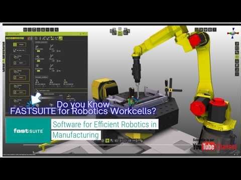 FASTSUITE Software for Efficient Robotics Workcells in Manufacturing #robotics