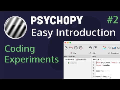 PsychoPy - Coding experiments (lexical decision task) (#2)