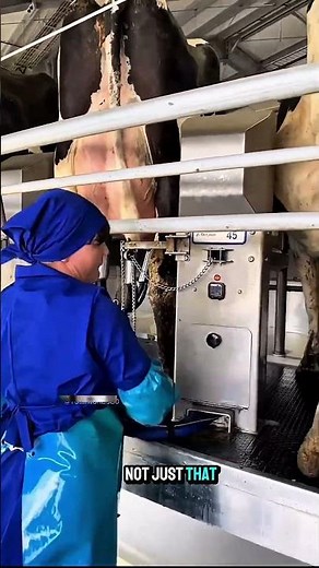 this is high tech cow that wash auti milk auto system