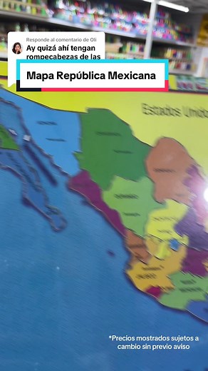 Mapa Didáctico de la República Mexicana - Tamaños y Detalles