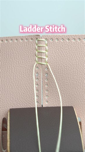 How to Sew the Classic Ladder Stitch 🧵✨